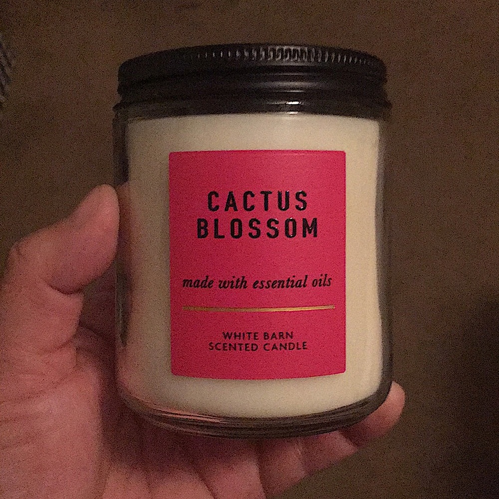 Small Cactus Blossom Scented Candle